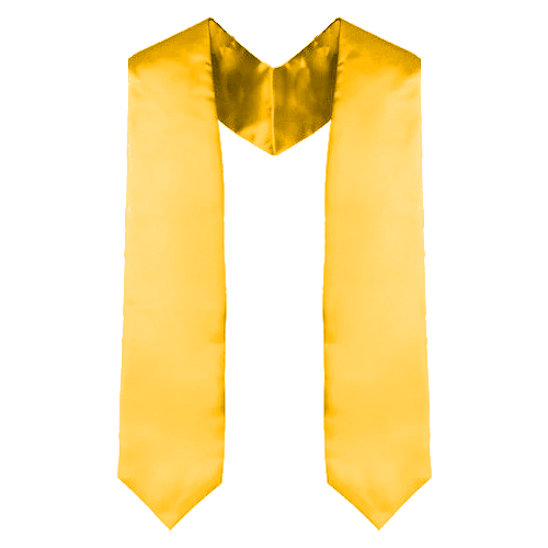 Gold Graduation Stole