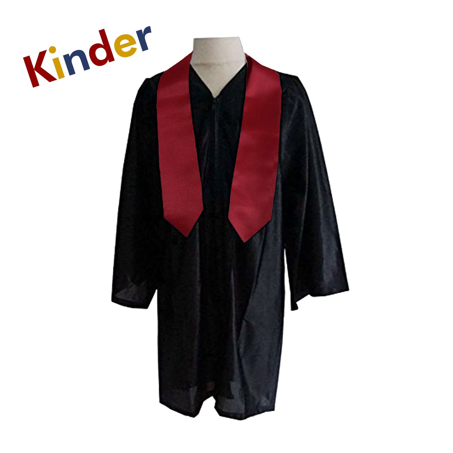 Maroon Kindergarten Preschool Graduation Stole - Clearance Sale