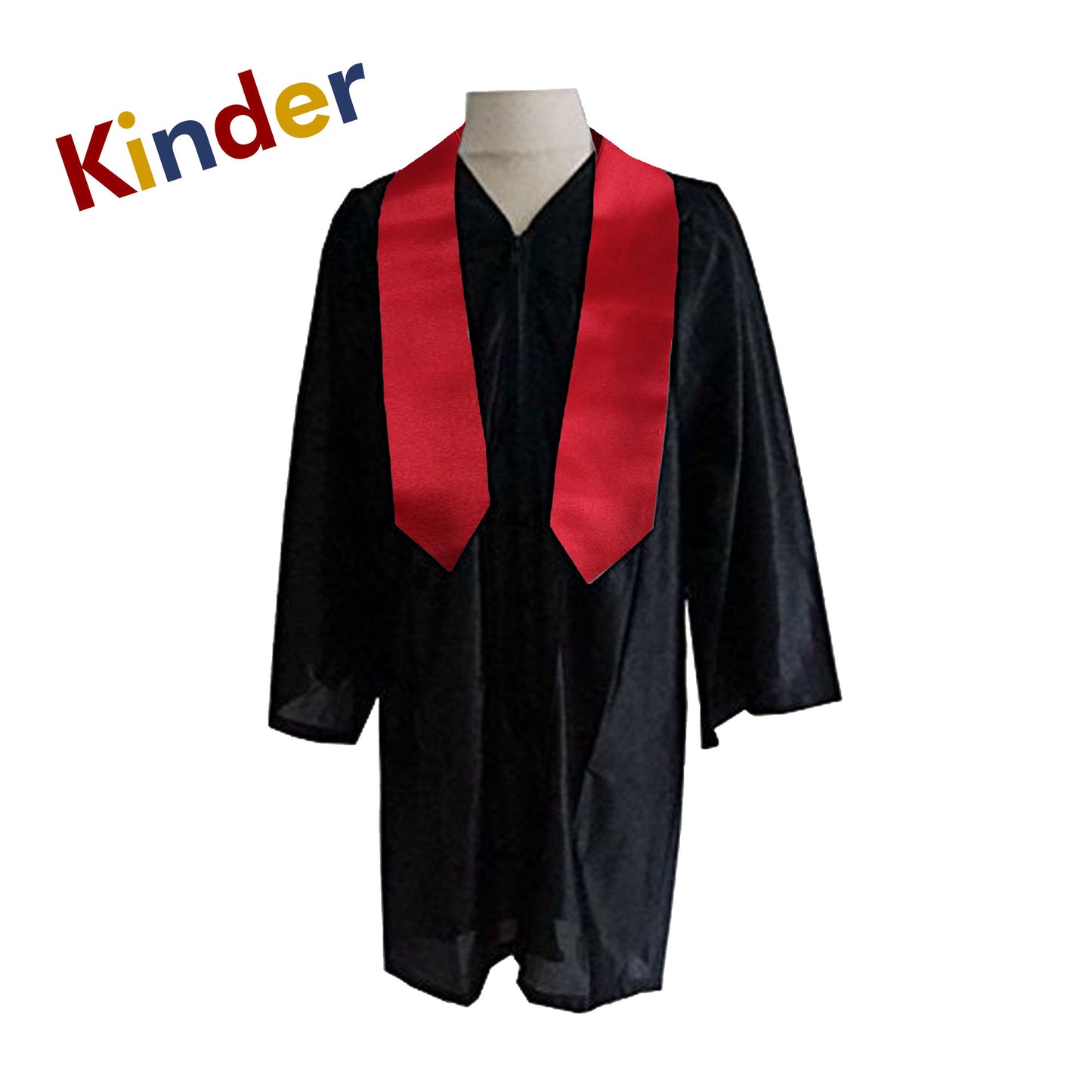 Red Kindergarten Preschool Graduation Stole - Clearance Sale