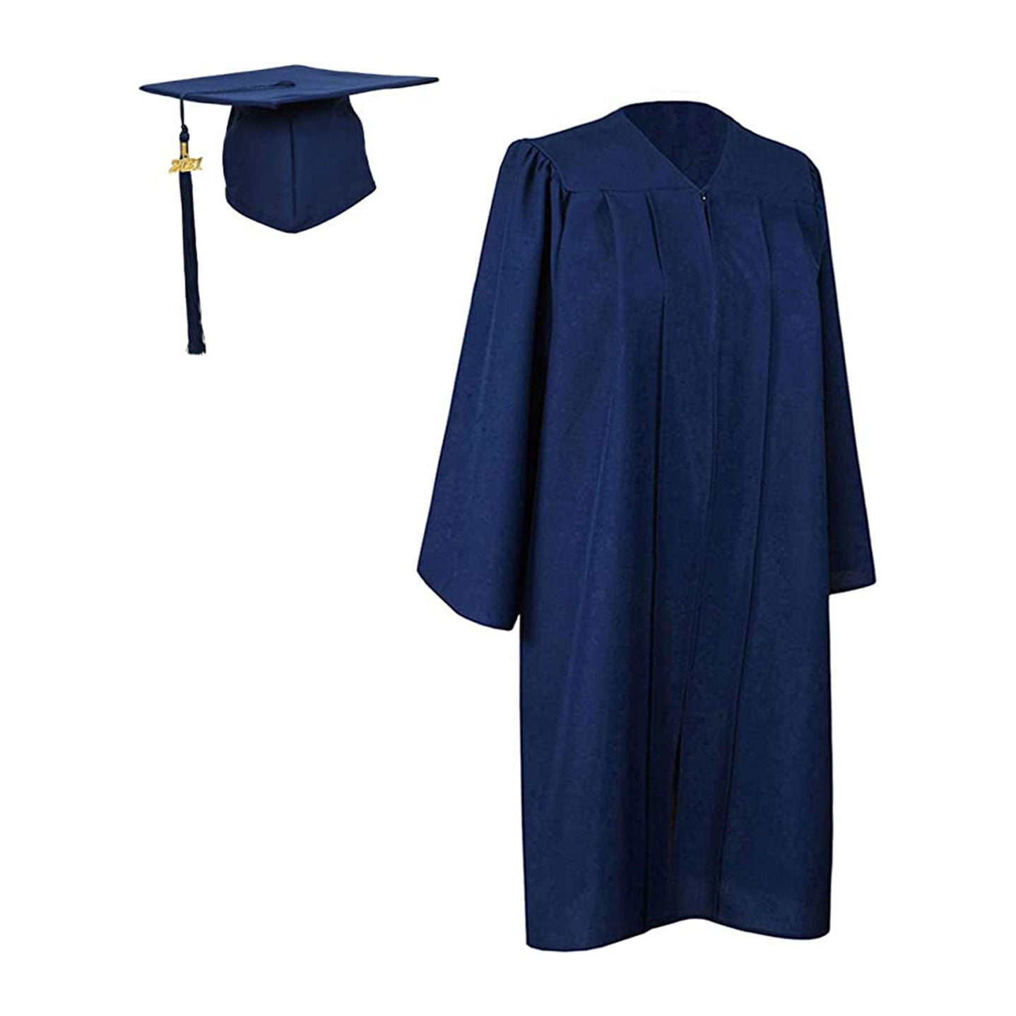 Aviation Institute of Maintenance - Matte Navy Cap, Gown, and Tassel