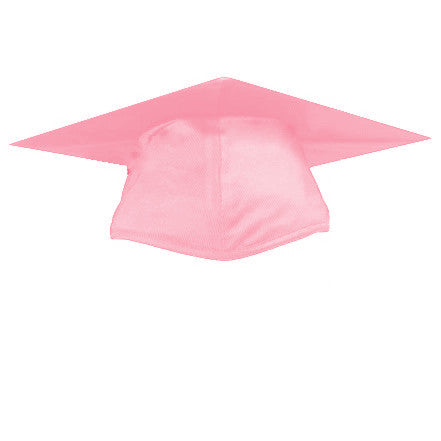 Shiny Pink Graduation Cap