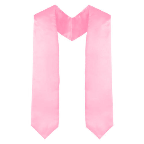 Custom Pink Graduation Stole