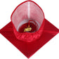 Shiny Red Graduation Cap and Tassel